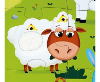 Janod Puzzle sensoryczne 20 elementów Farma - 1008606 - zdjęcie 6